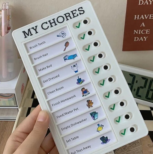 My Chores Customisable Tracking Table-Little Travellers