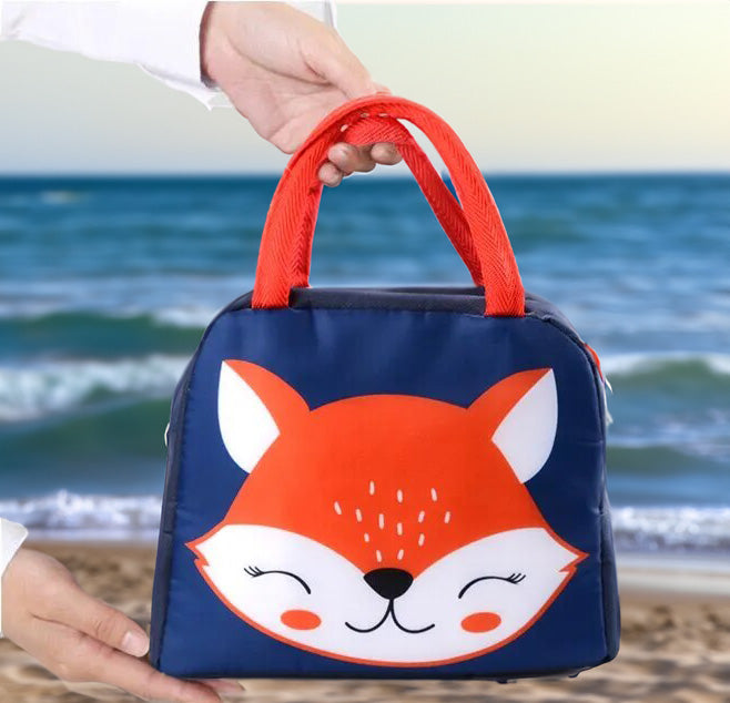 Smiling Fox Insulated Lunch Bag-Little Travellers