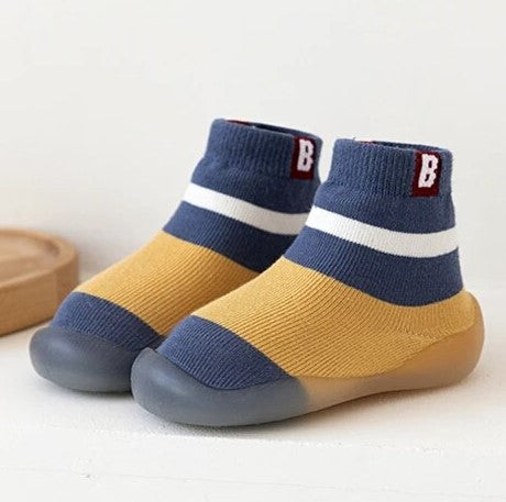Baby/Toddler Comfy Non-slip Sock Shoes (Various Colours)-Little Travellers