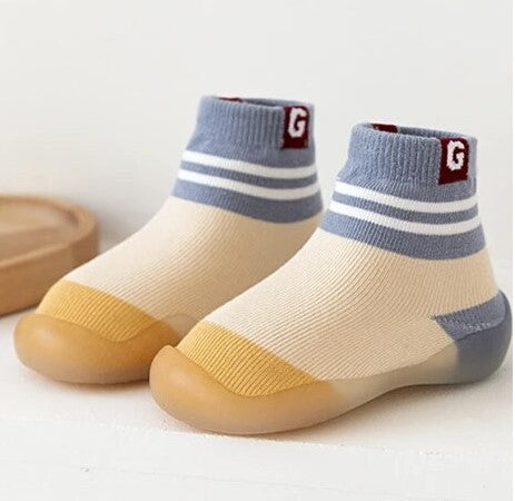 Baby/Toddler Comfy Non-slip Sock Shoes (Various Colours)-Little Travellers