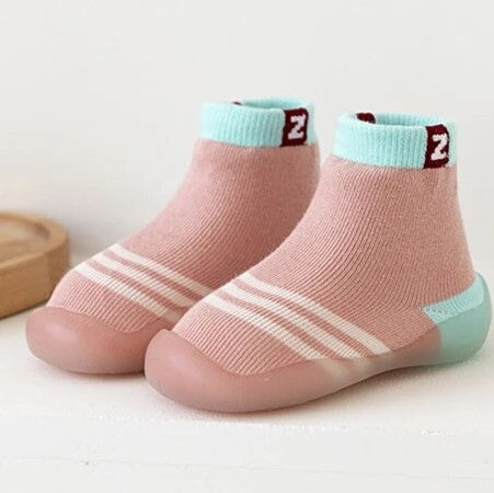 Baby/Toddler Comfy Non-slip Sock Shoes (Various Colours)-Little Travellers