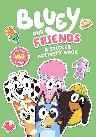 Bluey - Bluey and Friends: A Sticker Activity Book Paperback – Picture Book (3-5 years)-Little Travellers