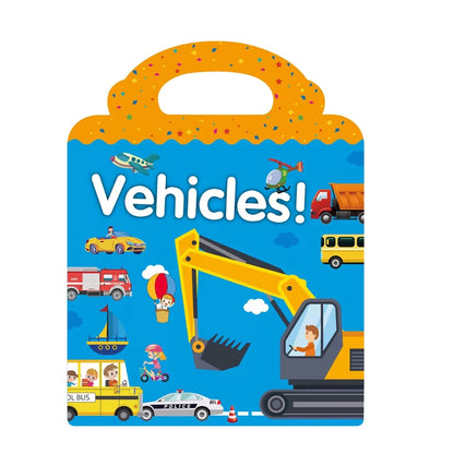 Sticker Book - Vehicles (3+ years)-Little Travellers
