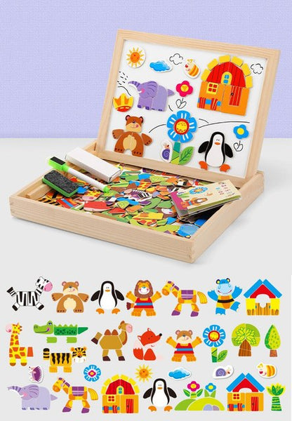Arts & Craft - Wooden Magnetic Drawing Board