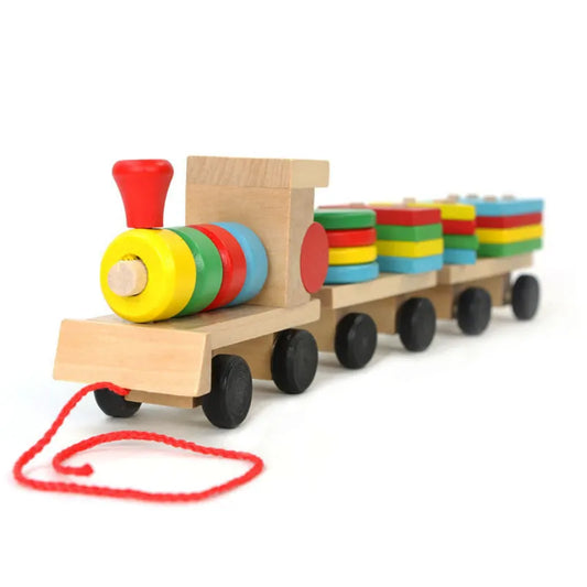 Wooden Shape Sorting Train (18+ months)