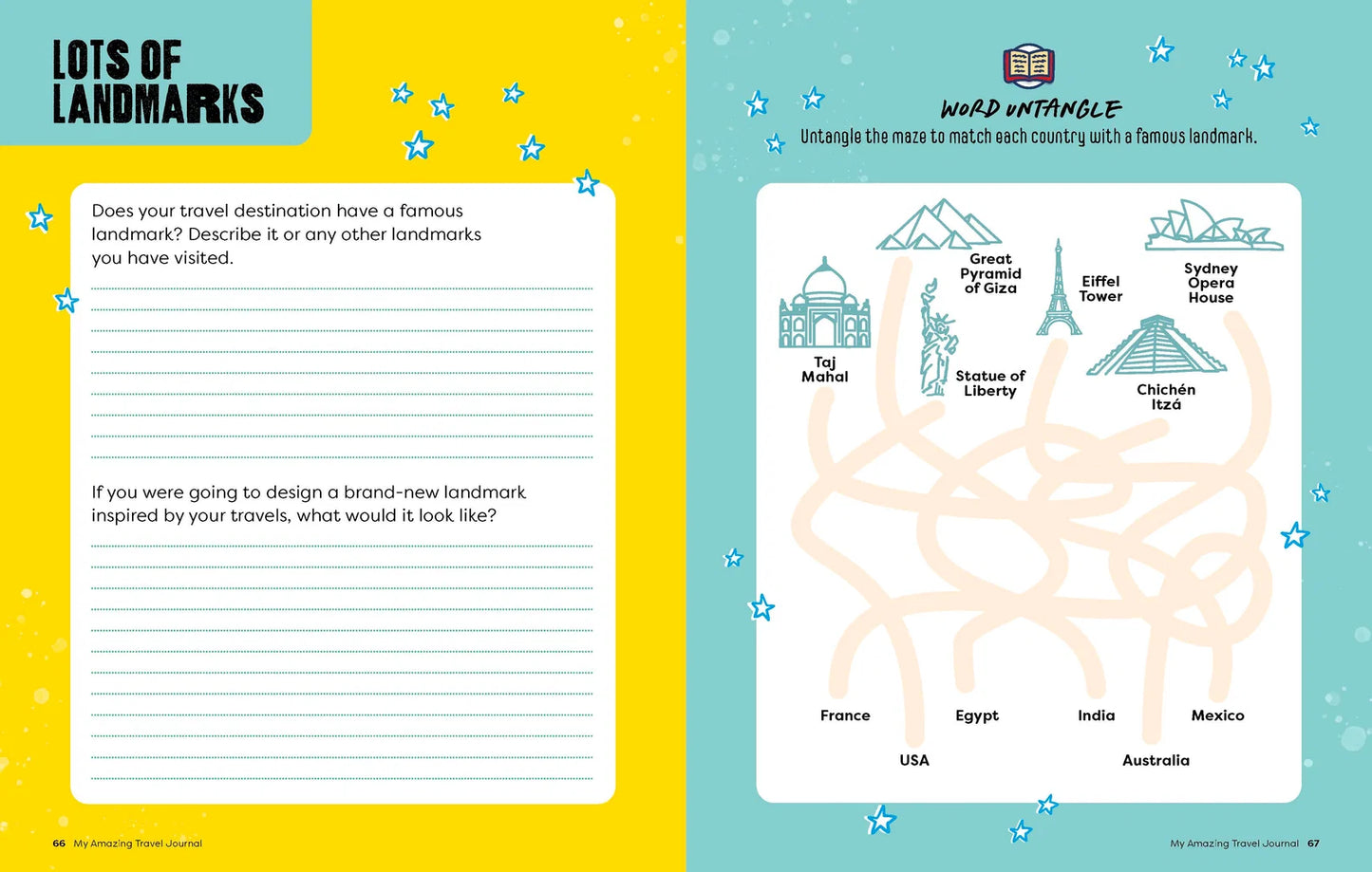 Lonely Planet Kids My Amazing Travel Journal: Write, Draw, Play Games & Capture Special Memories (8-12 years)