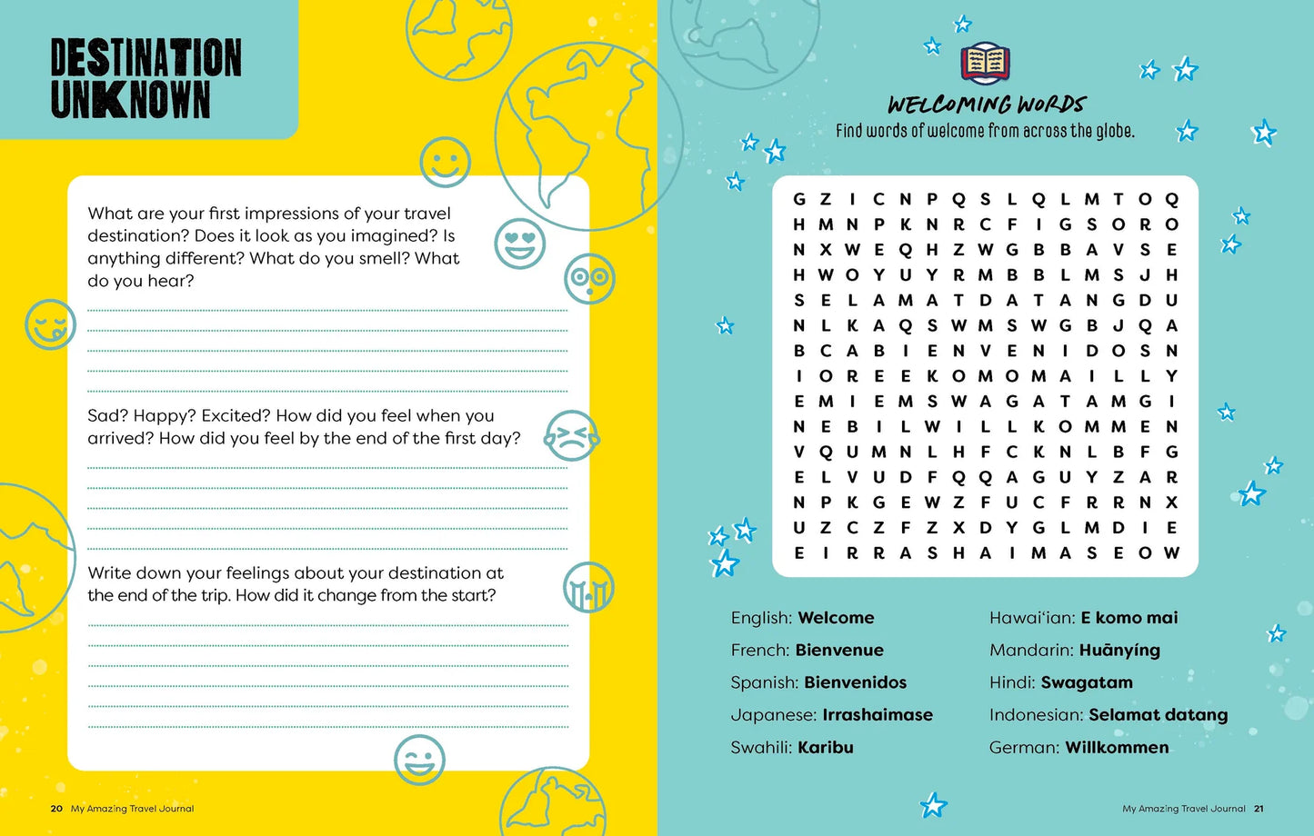 Lonely Planet Kids My Amazing Travel Journal: Write, Draw, Play Games & Capture Special Memories (8-12 years)