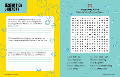Lonely Planet Kids My Amazing Travel Journal: Write, Draw, Play Games & Capture Special Memories (8-12 years)