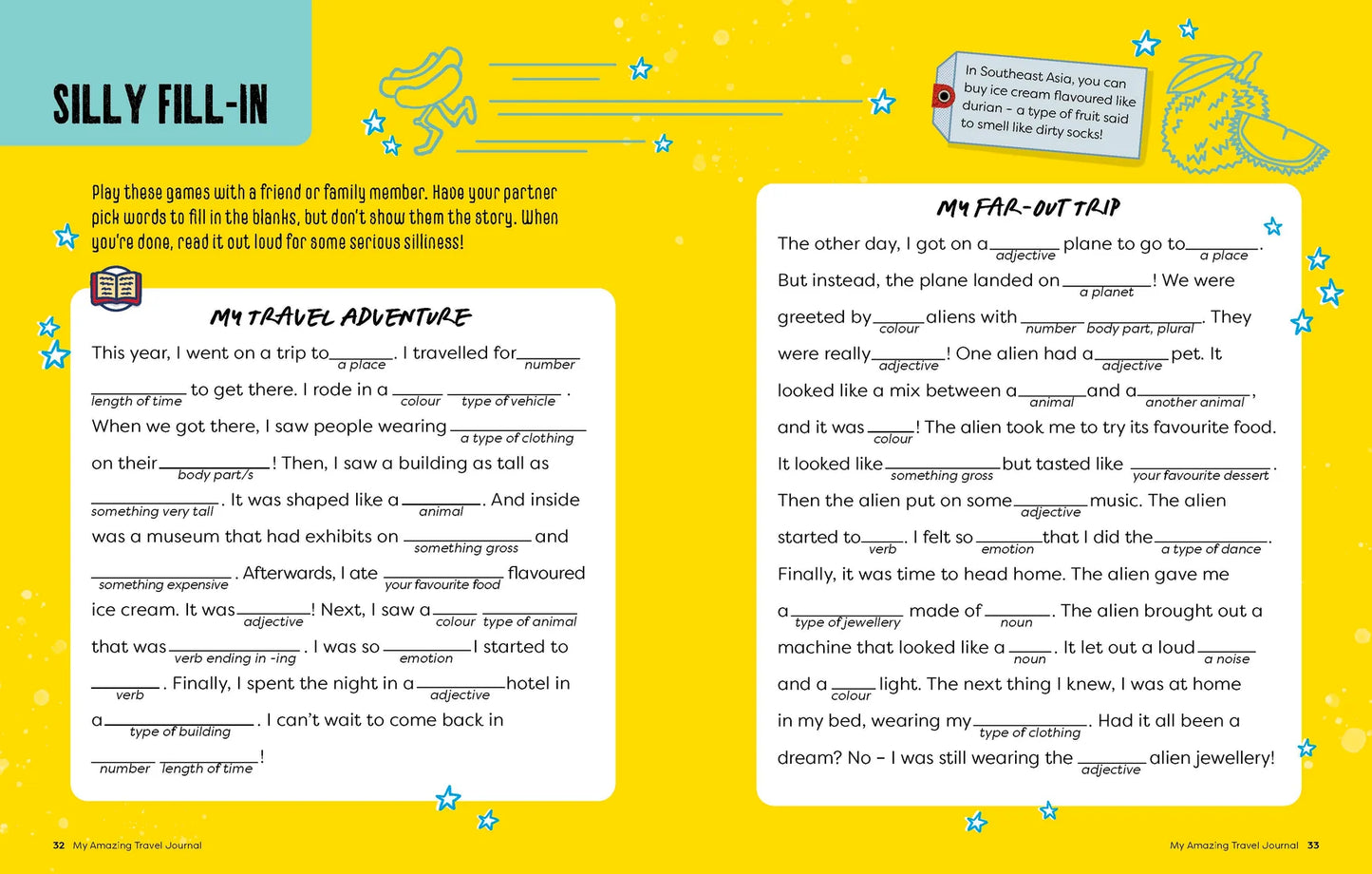 Lonely Planet Kids My Amazing Travel Journal: Write, Draw, Play Games & Capture Special Memories (8-12 years)