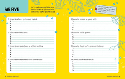 Lonely Planet Kids My Amazing Travel Journal: Write, Draw, Play Games & Capture Special Memories (8-12 years)