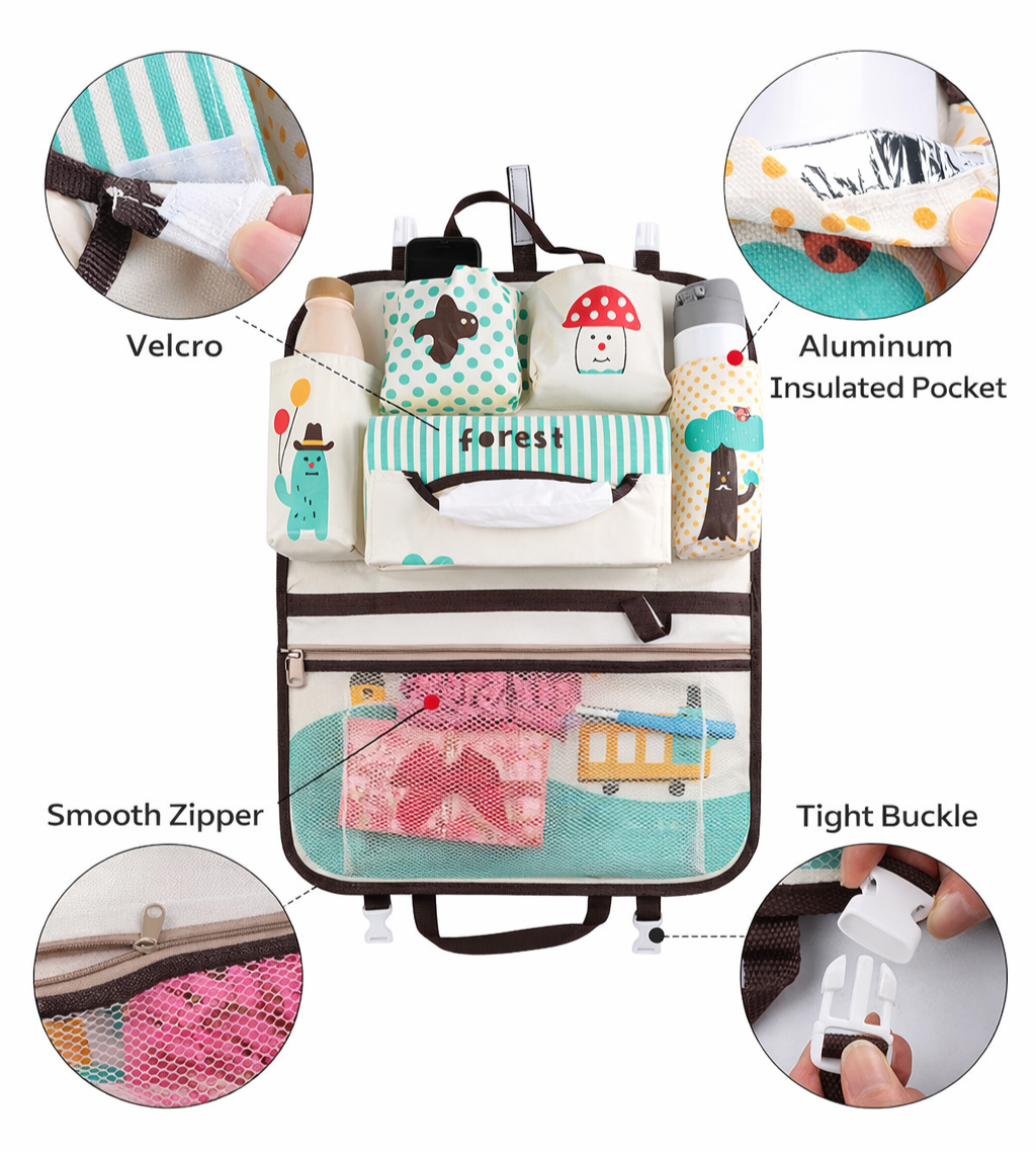 2-in-1 Car Seat Organiser