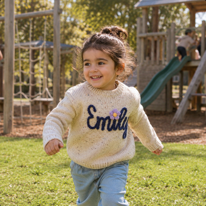 Personalised Crochet Baby & Children's Jumper (0-5 years)