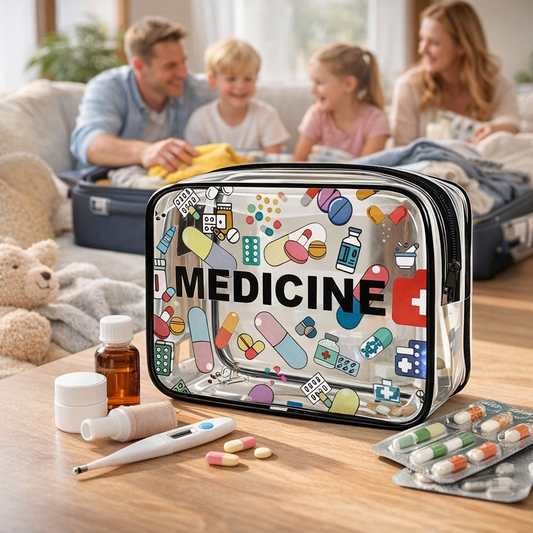 Family Travel Medicine Bag