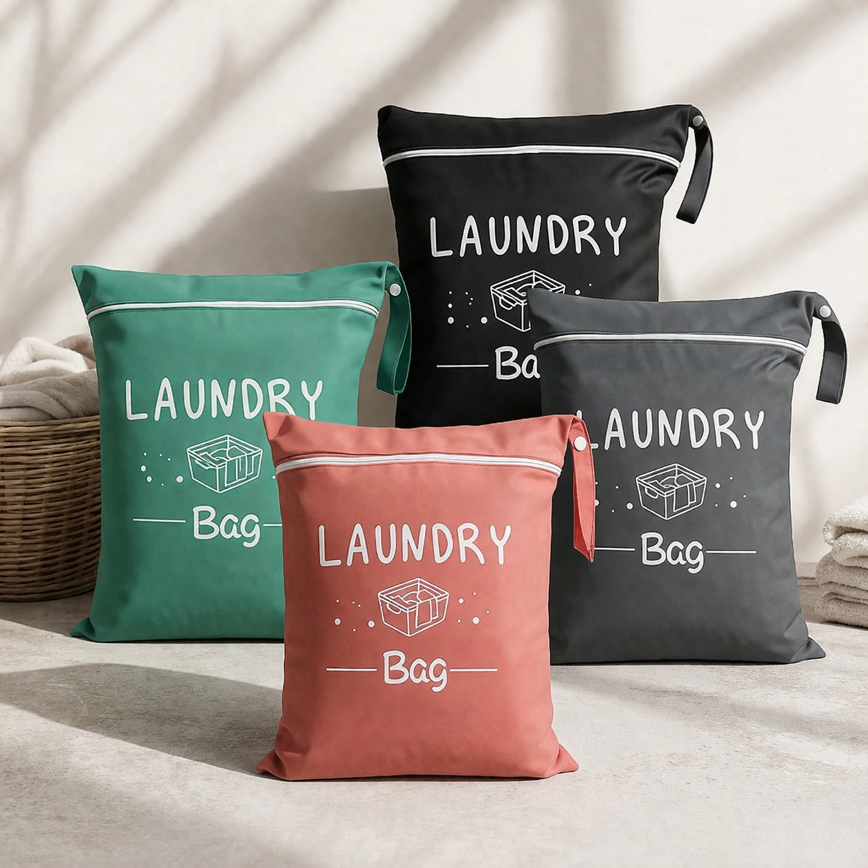 Zipper Travel Laundry Bag
