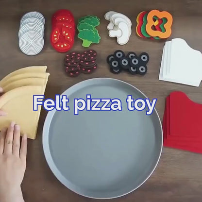 Felt Montessori Pizza-Making Pretend Game (2+ years)