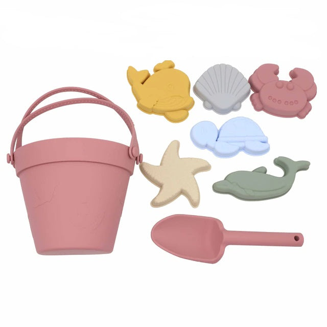 Silicone Beach Toy Set-Little Travellers