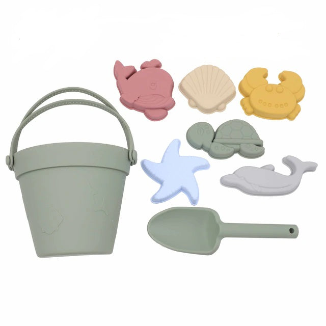 Silicone Beach Toy Set-Little Travellers