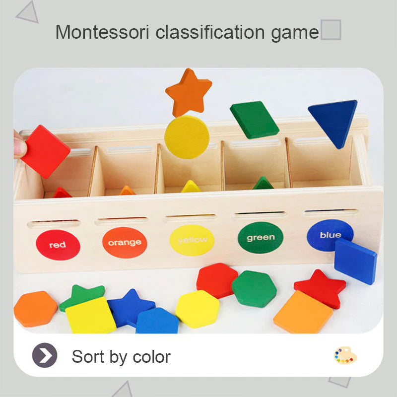 Montessori Sensory Sorting Box (3+ years)-Little Travellers