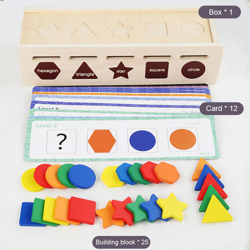 Montessori Sensory Sorting Box (3+ years)-Little Travellers